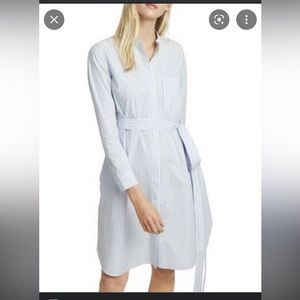 FRENCH CONNECTION WOMEN STRIPED SHIRT DRESS